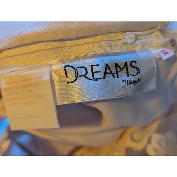 Eddy K Wedding Dress Long Sleeve Lace Fit & Flare Off-Shoulder Illusion Neckline - Picture 7 of 8